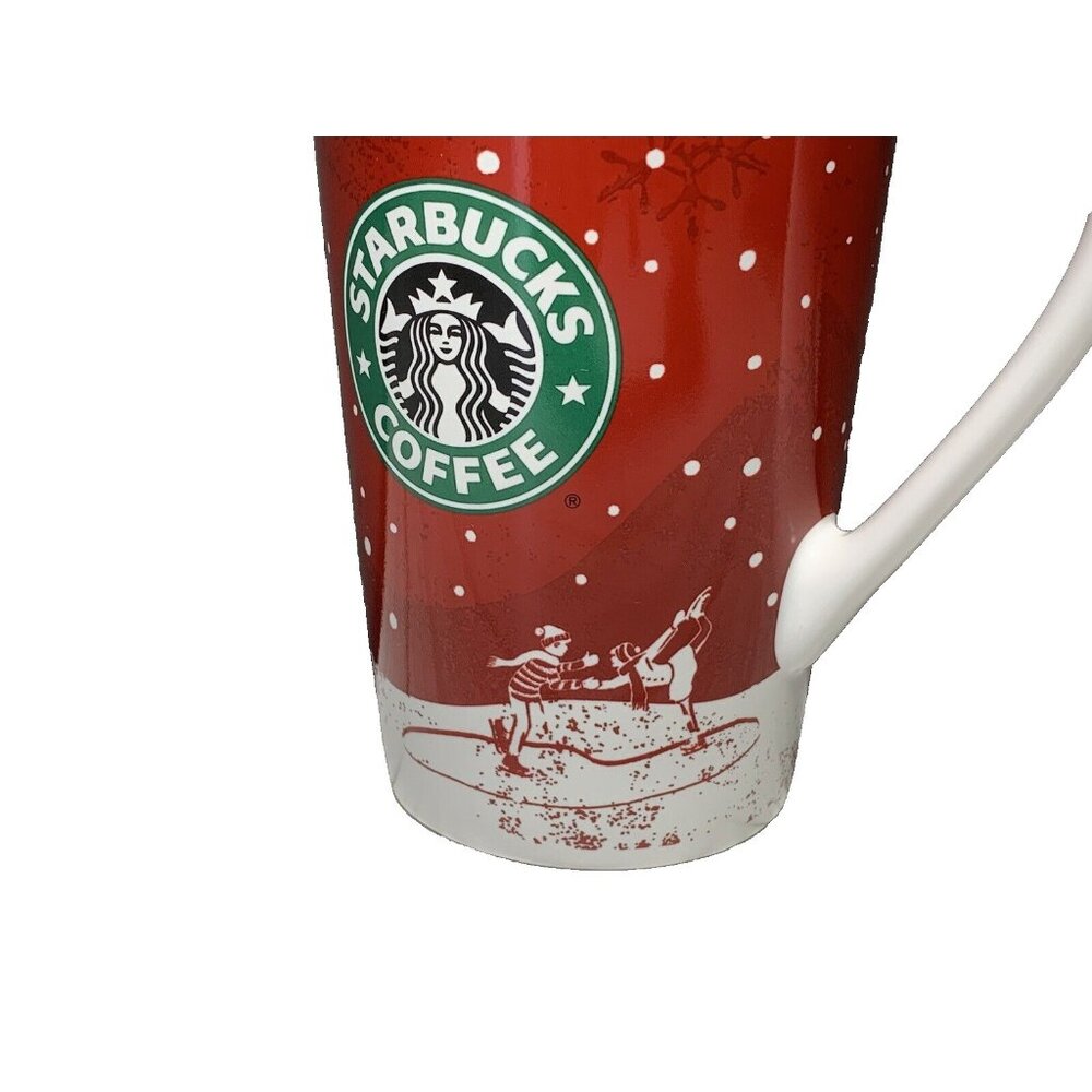 Starbucks Holiday Ceramic 16 Oz. Tall Coffee Mug 2007 - Picture 5 of 7